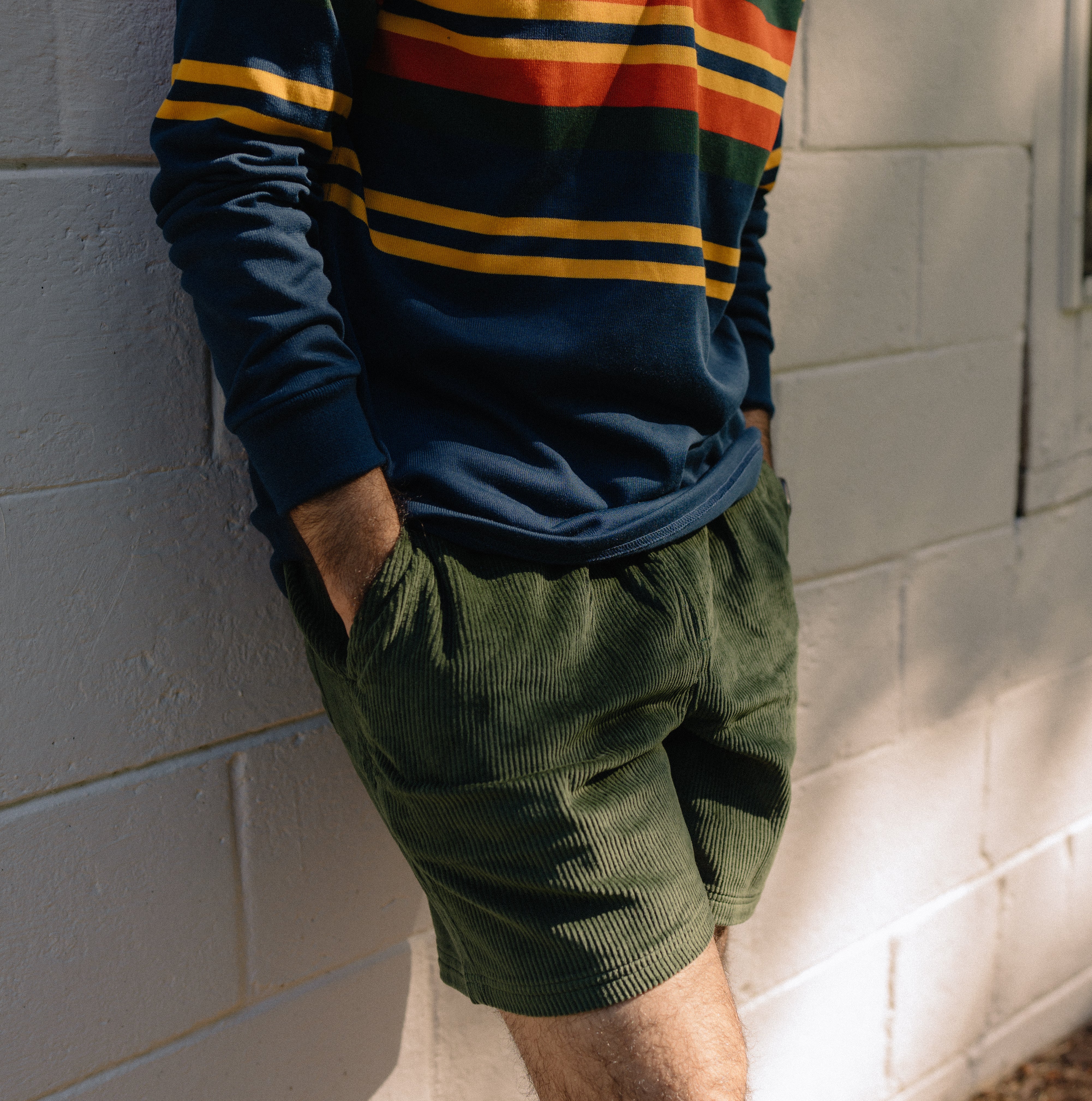 5.5" Organic Cotton Corduroy Shorts