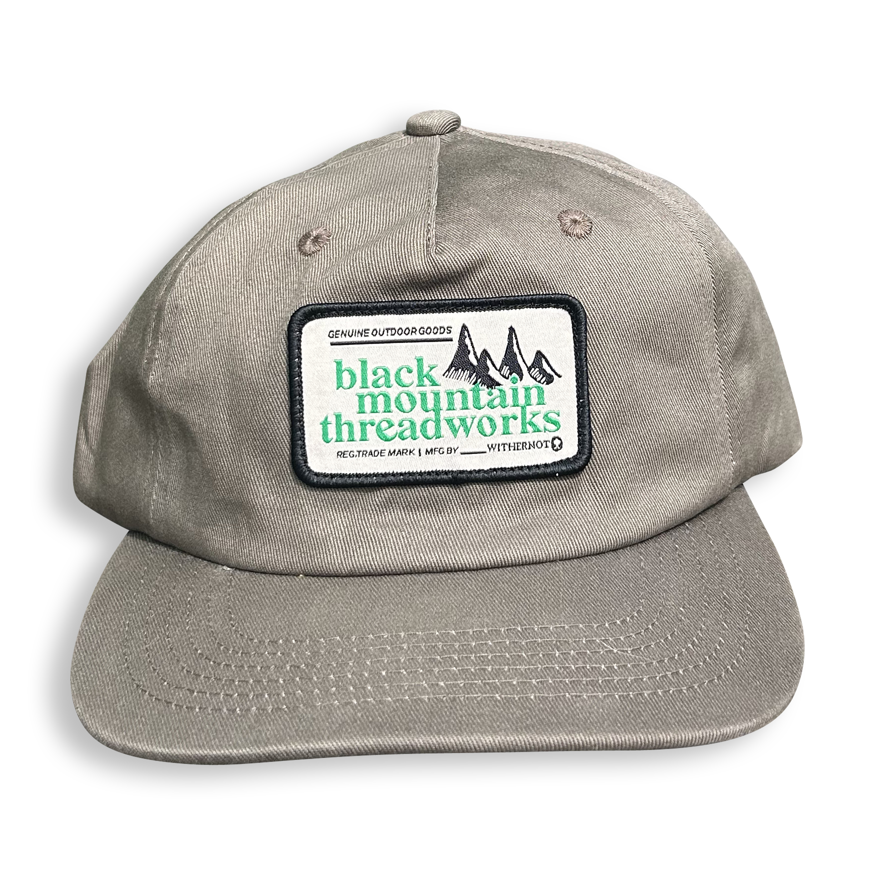 Black Mountain Threadworks Snapback Hat - Grey