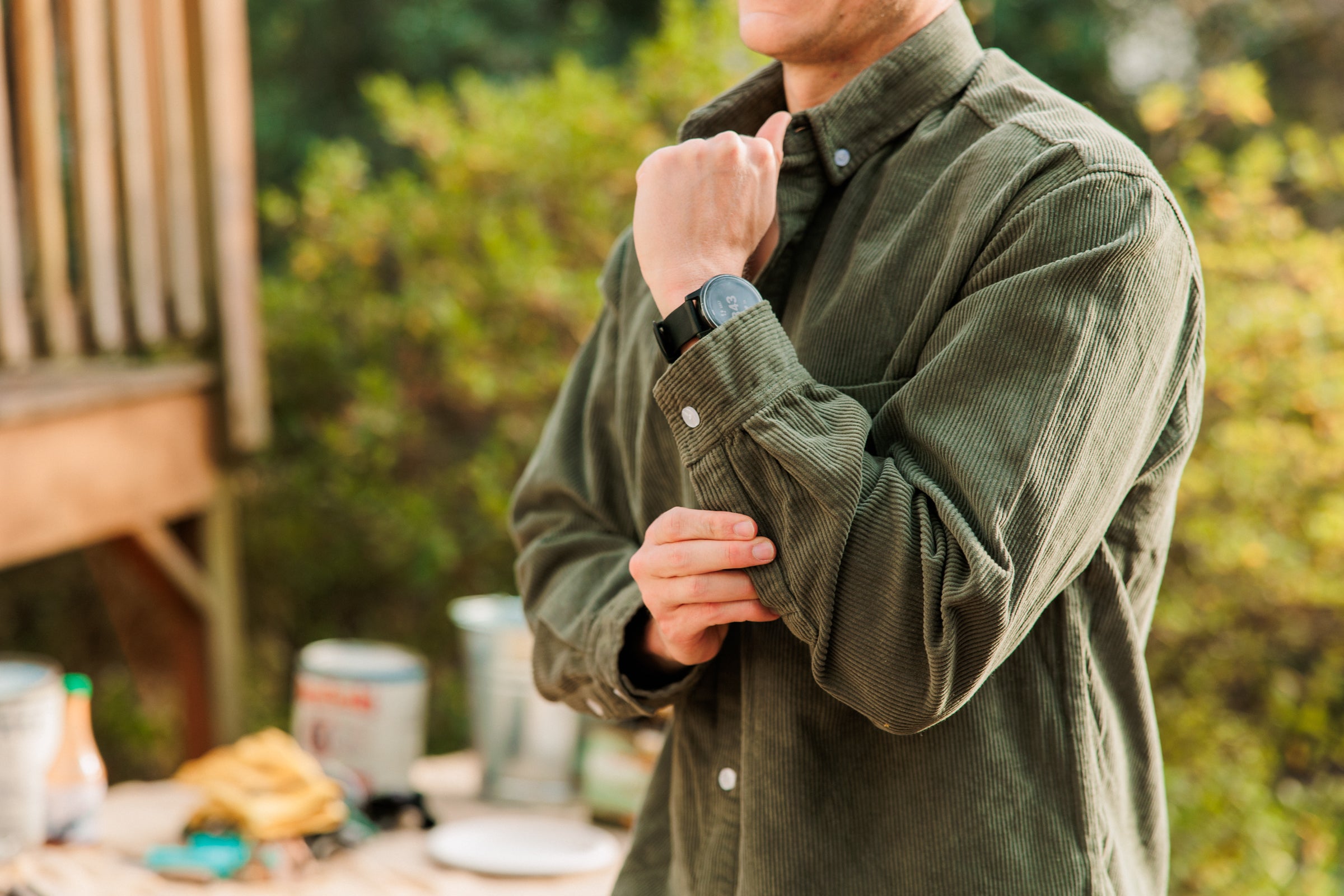 Rapidan Corduroy Shirt - Moss