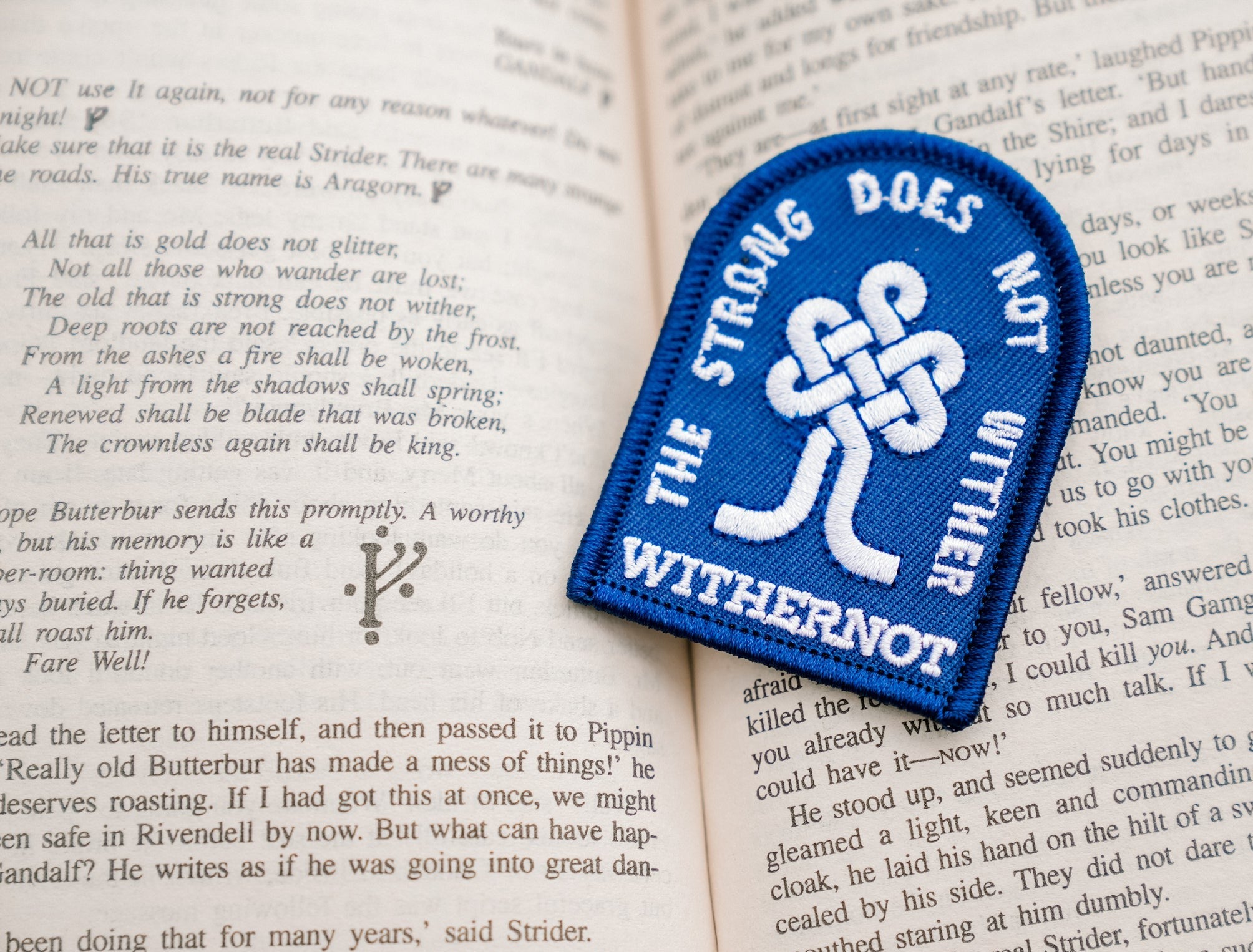 The Strong Does Not Wither Patch Accessories Withernot