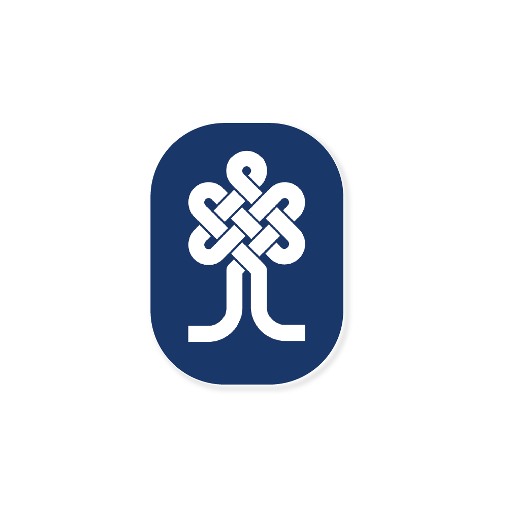 Woven Tree Logo Sticker Accessories Withernot