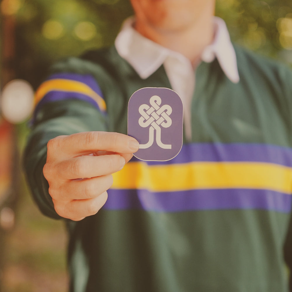 Woven Tree Logo Sticker Accessories Withernot