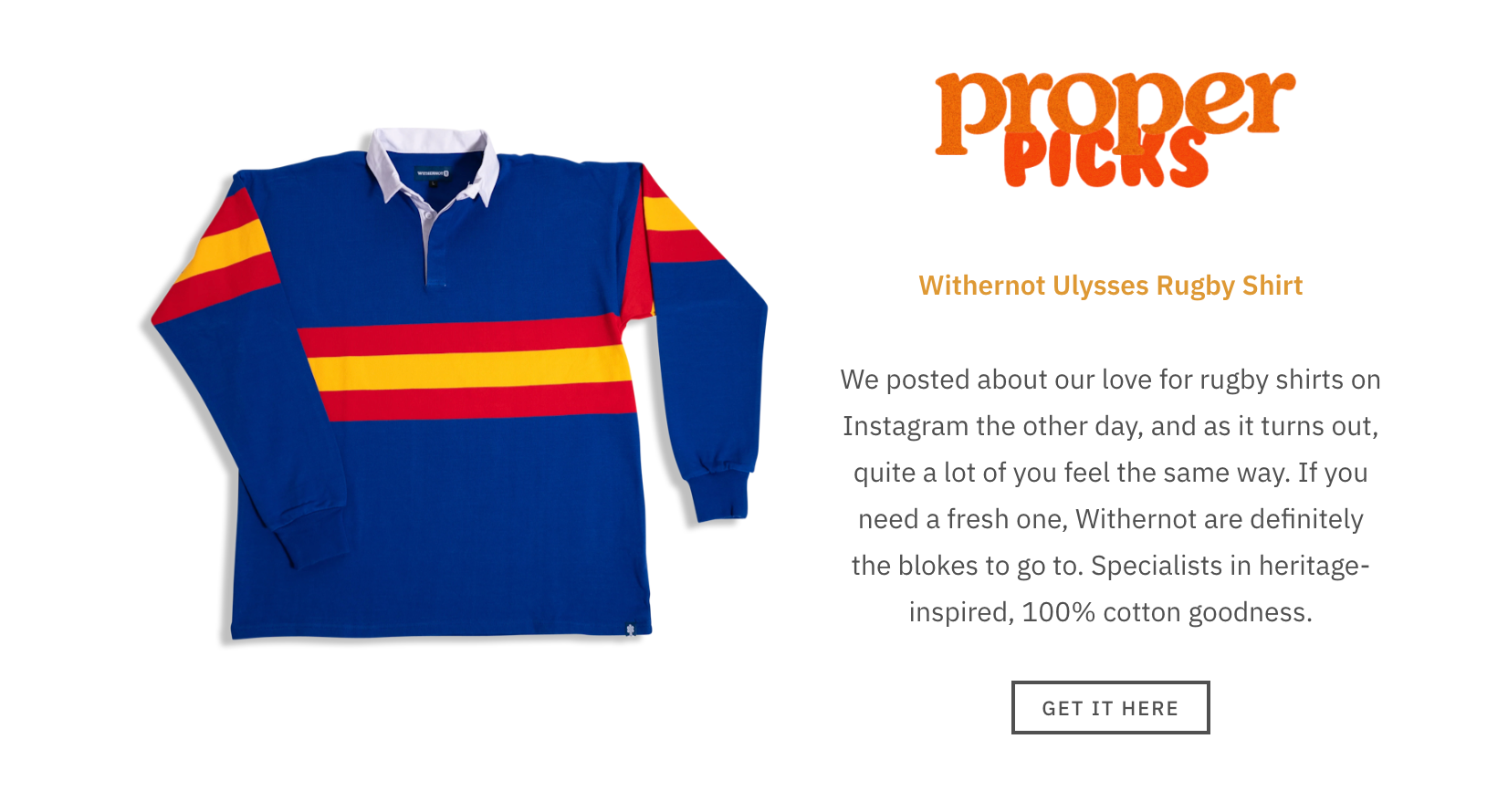 Proper Mag: Proper Picks – October 2025