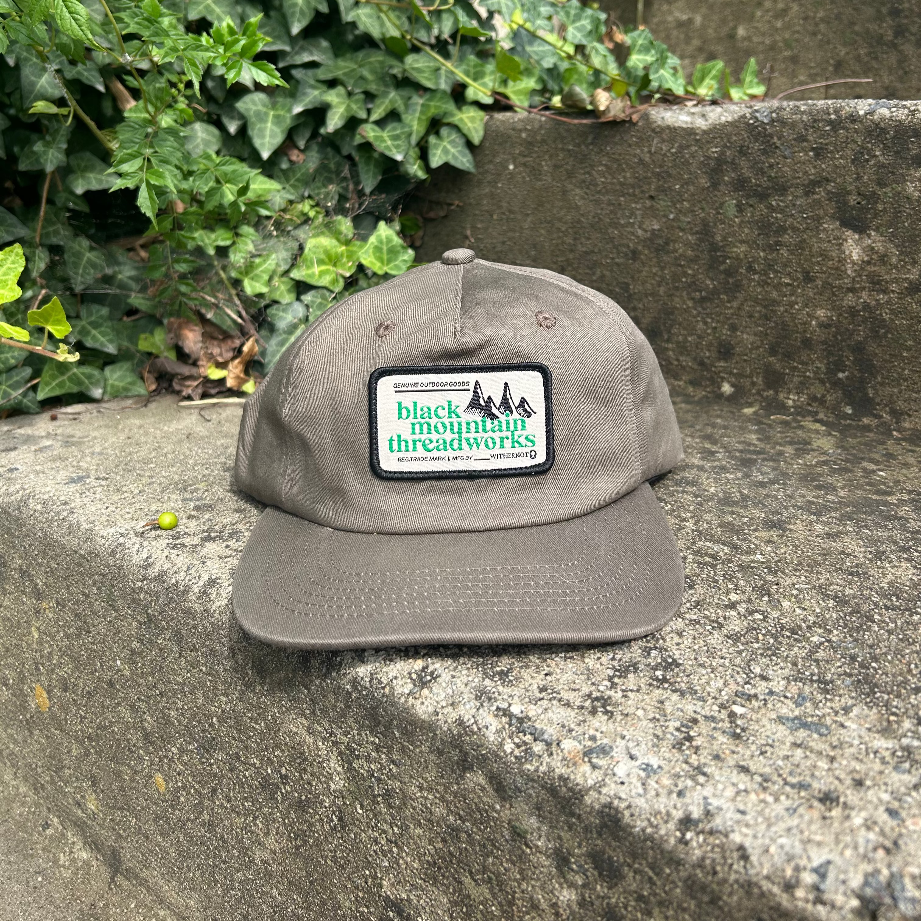 Black Mountain Threadworks Snapback Hat - Grey