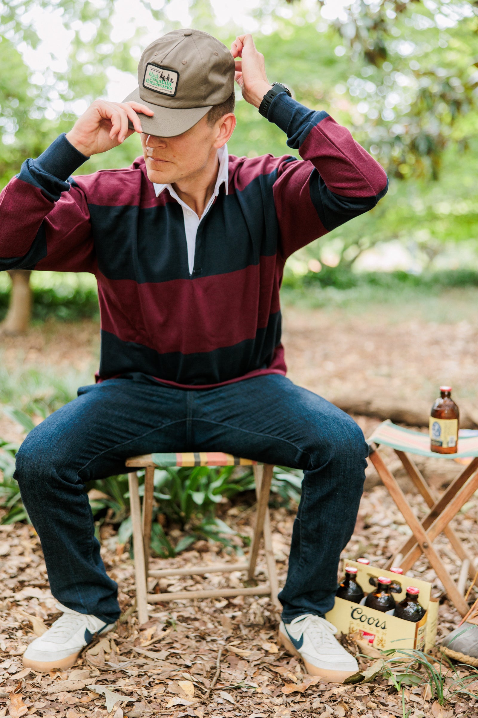 Black Mountain Threadworks Snapback Hat - Grey