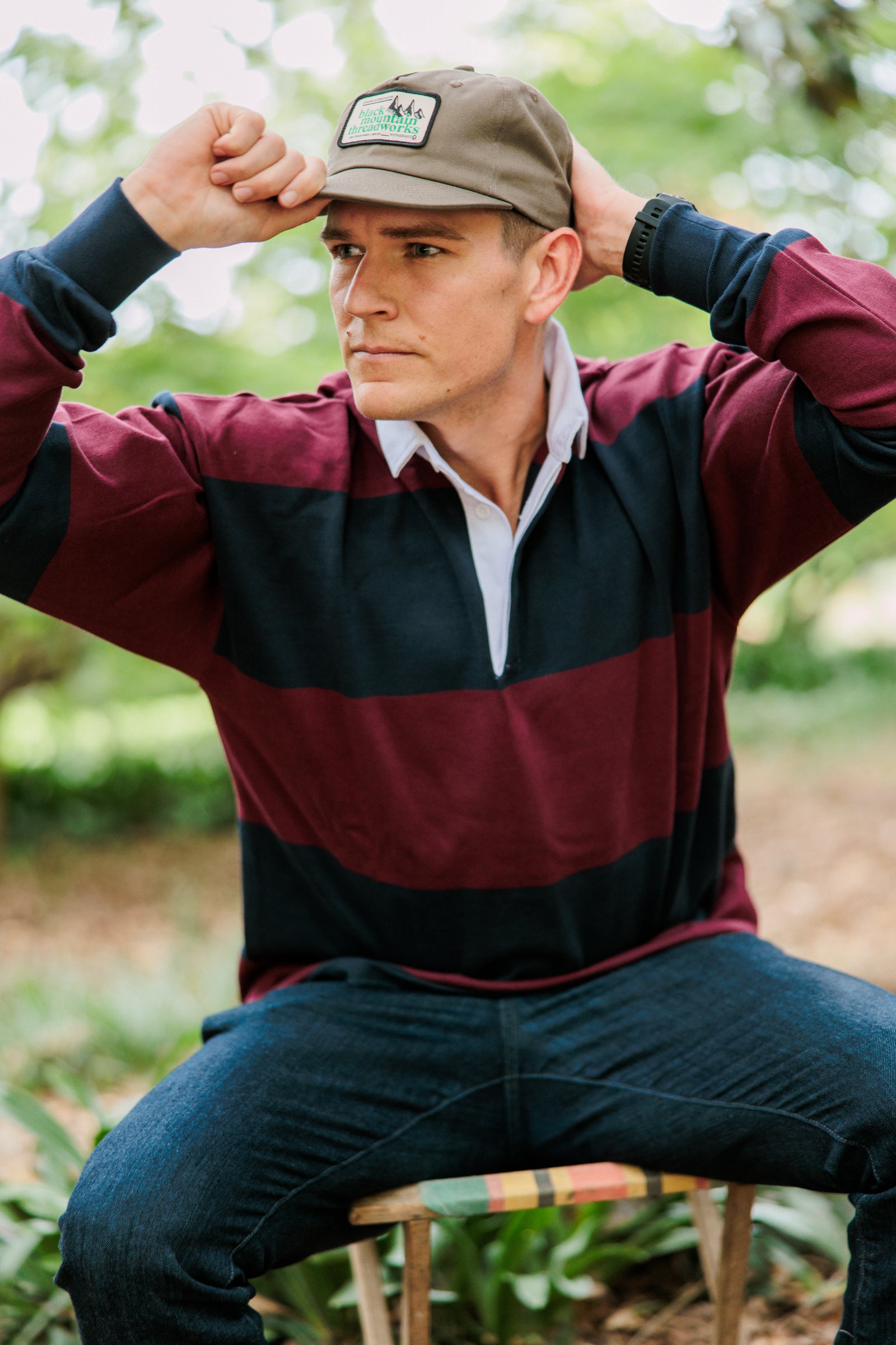 Black Mountain Threadworks Snapback Hat - Grey