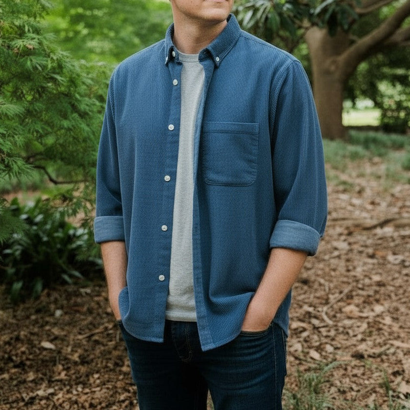 Rapidan Corduroy Shirt - Stream