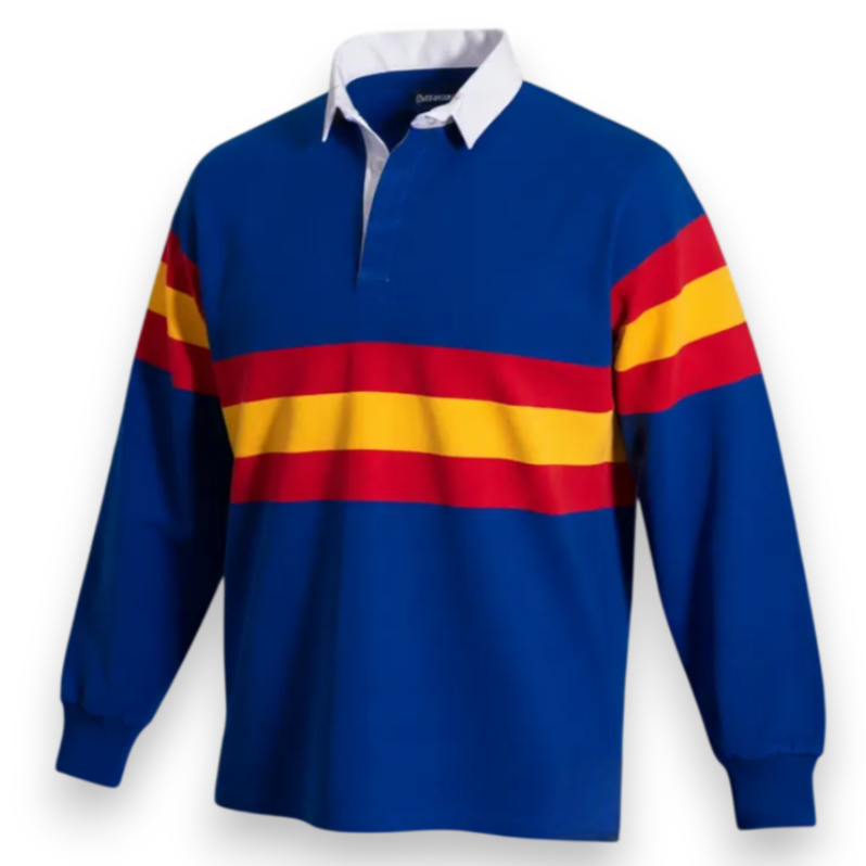 【新品未使用】OVER PRINT BIG RUGBY SHIRTS 2TONE BIG Rugby Shirts 2TONE – over print