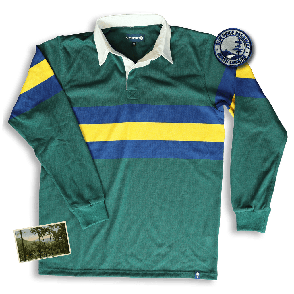 Black Mountain Rugby Shirt - Pine Withernot 