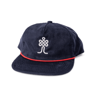Corduroy Withernot Logo Hat - Navy
