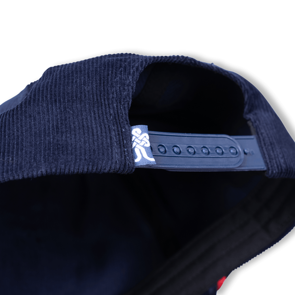 Corduroy Withernot Logo Hat - Navy Accessories Withernot 